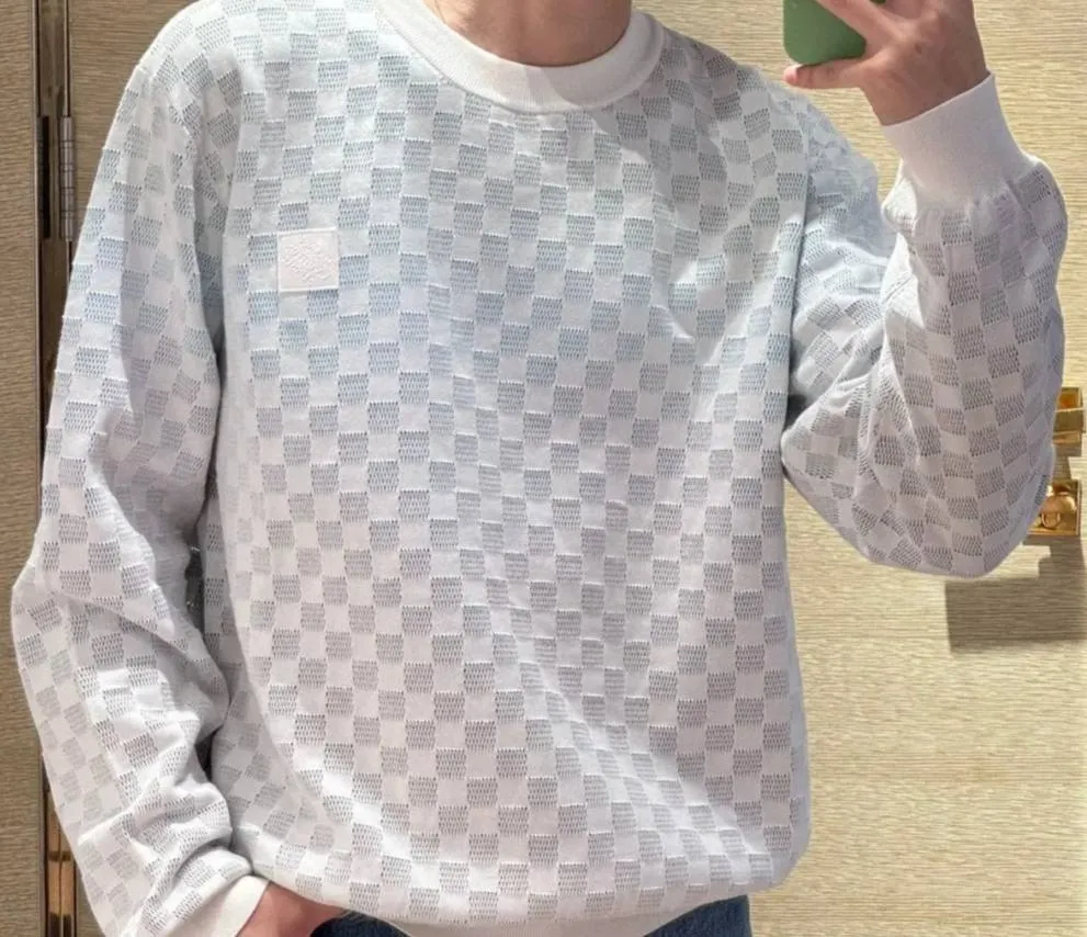 LOUIS VUITTON Мужской джемпер Damier LOUIS VUITTON Мужской джемпер Damier