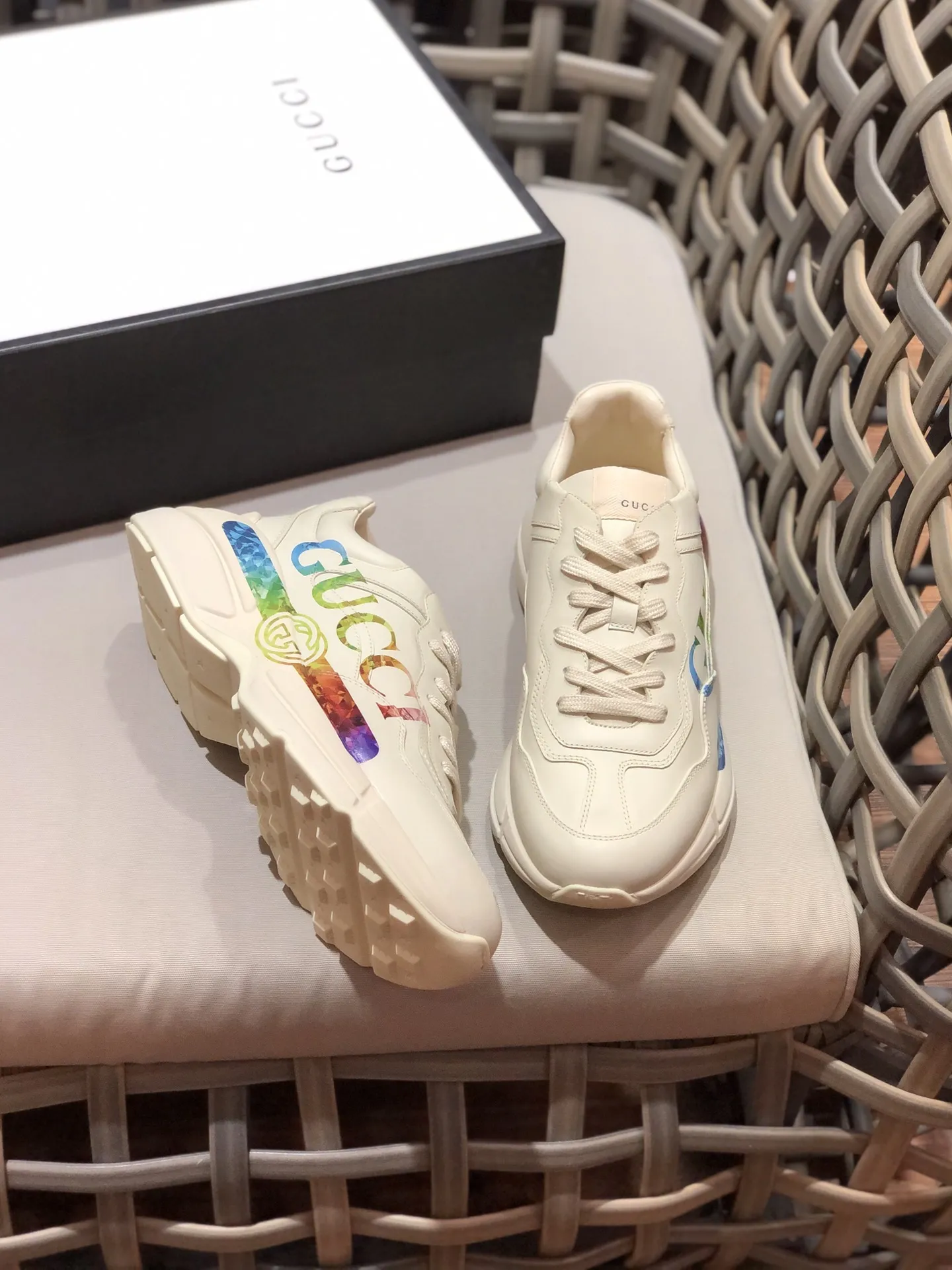 GUCCI Мужские кроссовки с 5D печатью GUCCI Мужские кроссовки с 5D печатью