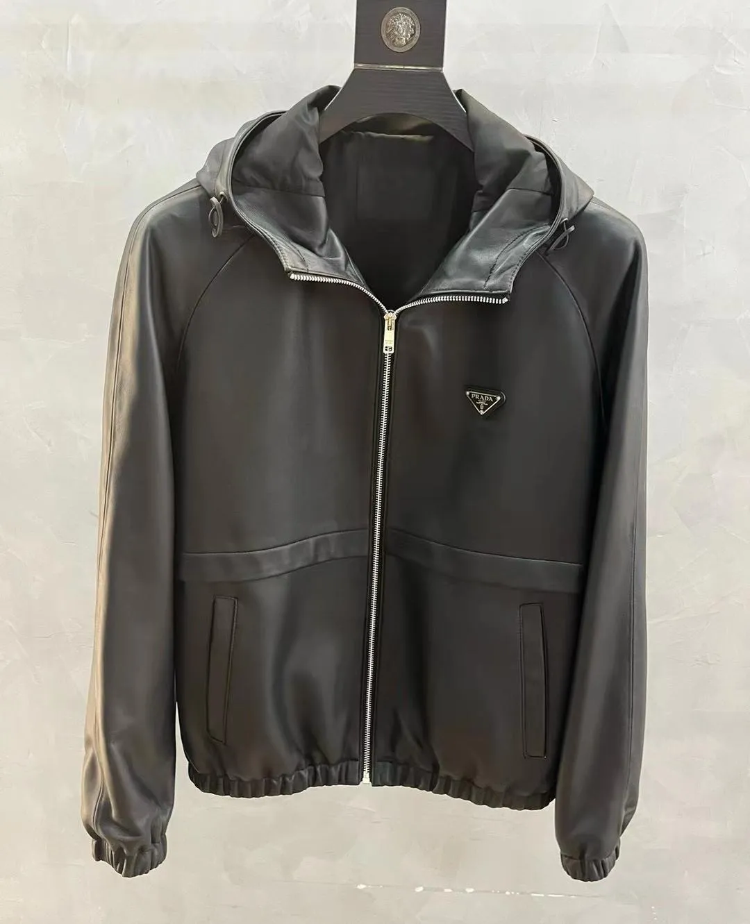PRADA Мужская кожаная куртка PRADA Мужская кожаная куртка