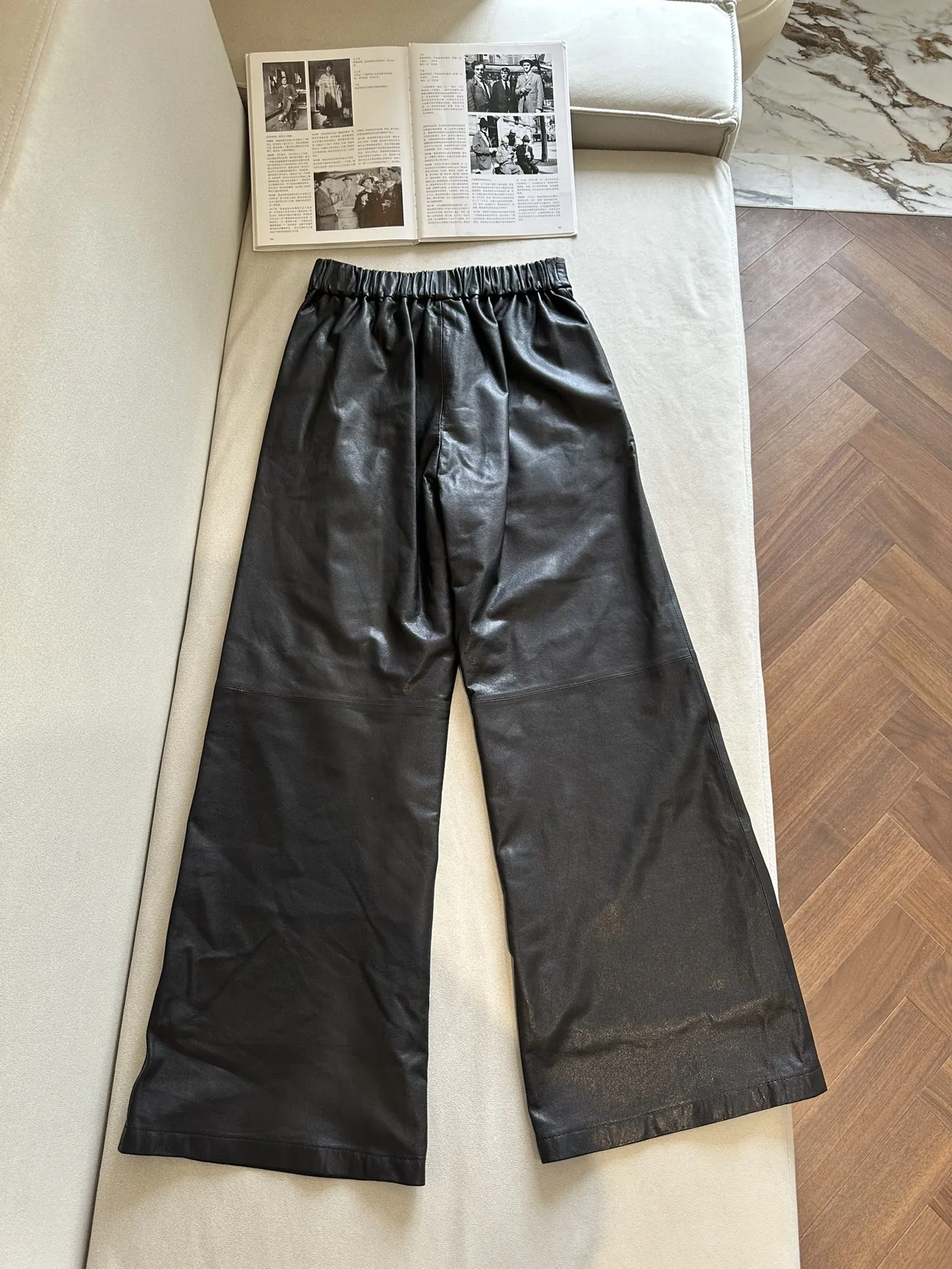 BRUNELLO CUCINELLI Женские кожаные брюки