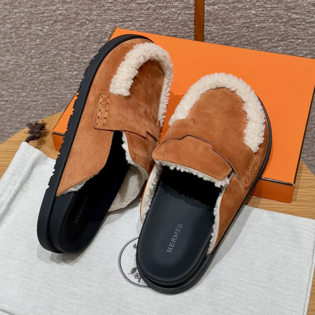 HERMES Мужские мюли Go