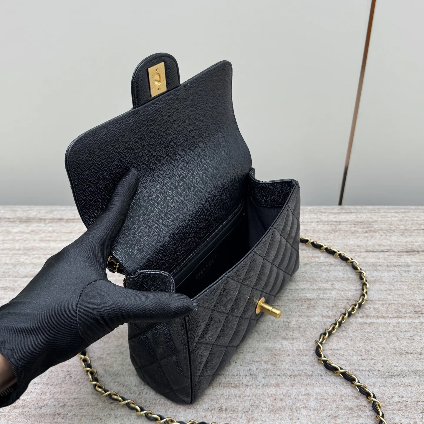 CHANEL Женская сумка 25P с двойной цепочкой