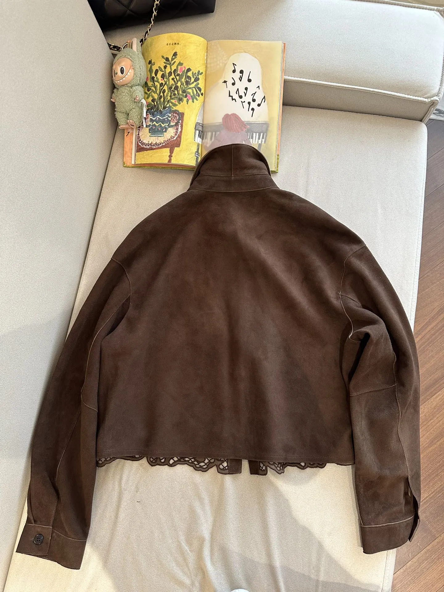 HERMES Женская рубашка из замши