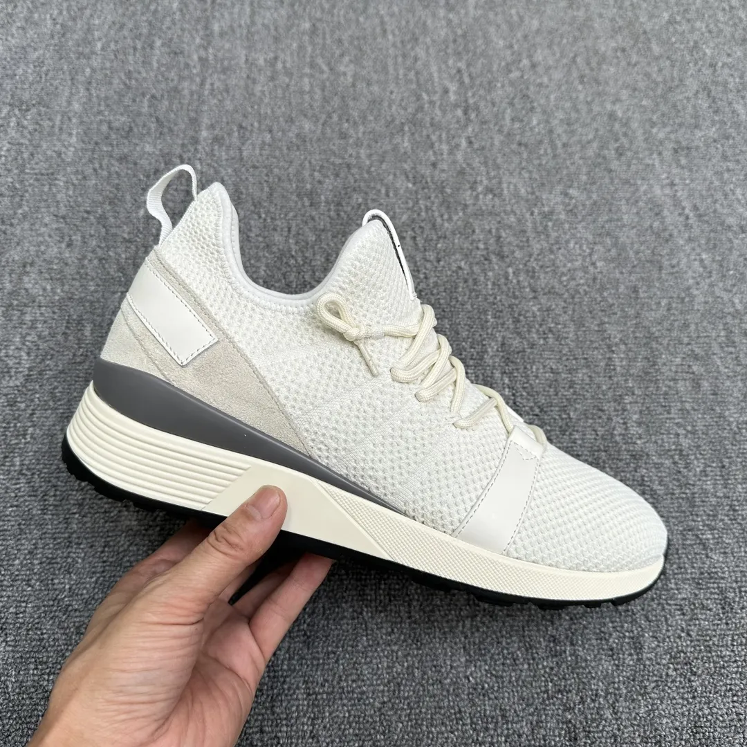 ERMENEGILDO ZEGNA Мужские кроссовки коровья кожа с минималистичным дизайном ERMENEGILDO ZEGNA Мужские кроссовки коровья кожа с минималистичным дизайном