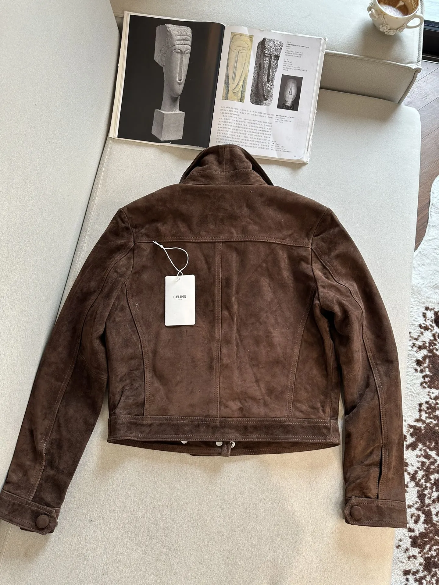 CELINE Женский жакет из замши CELINE Женский жакет из замши