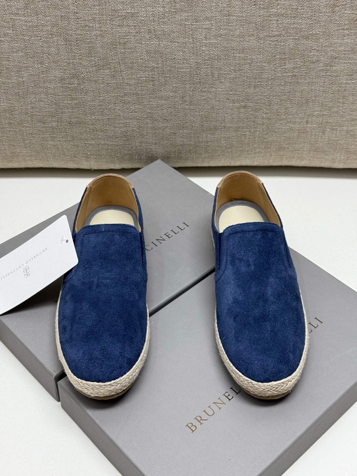 BRUNELLO CUCINELLI Мужские мокасины без шнуровки