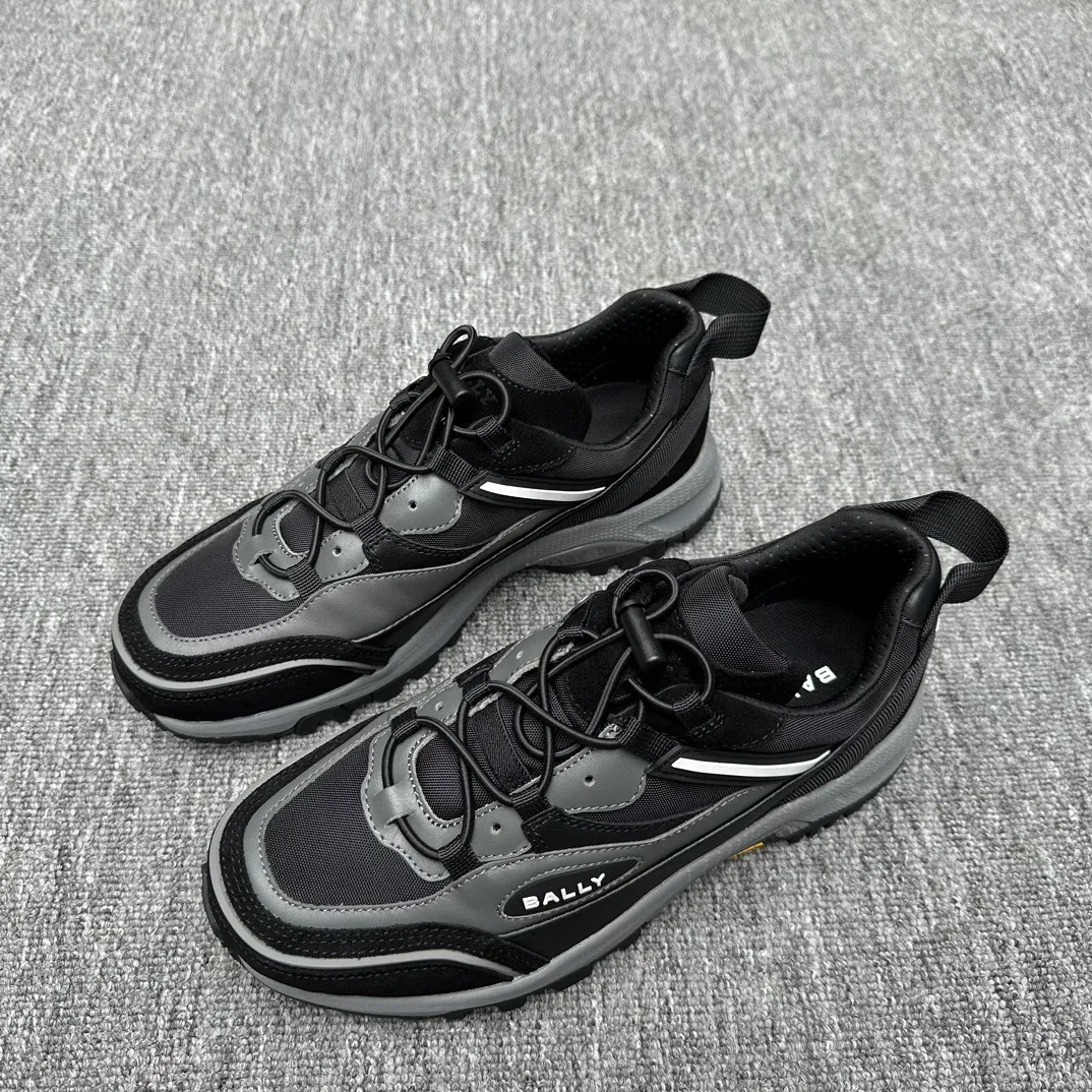 BALLY Мужские кроссовки пэчворк-дизайн