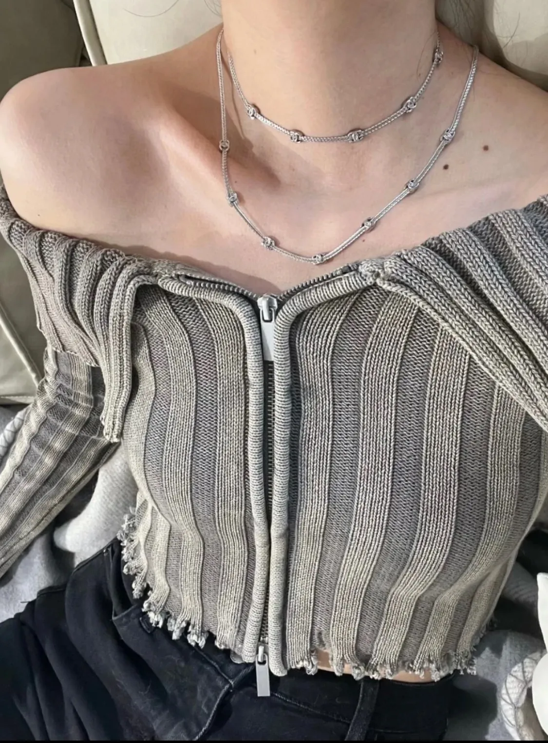 CHANEL Женское плетеное колье CHANEL Женское плетеное колье