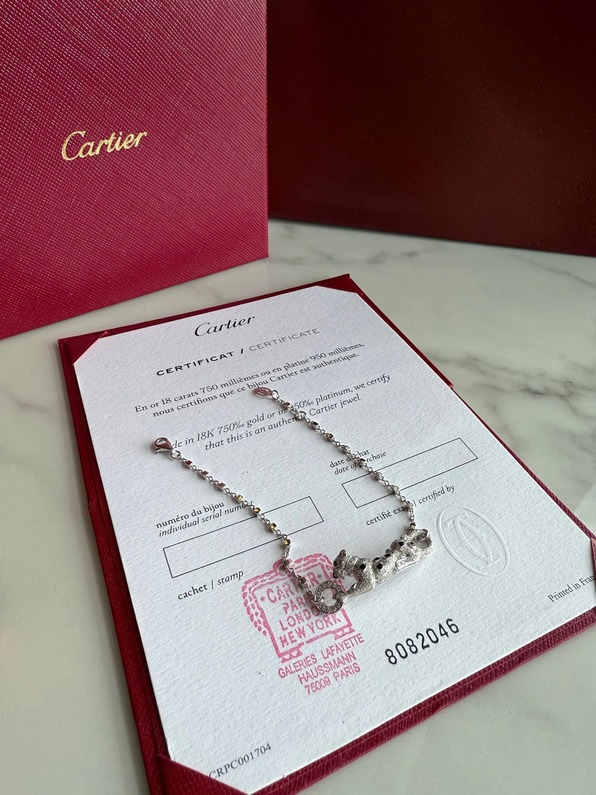 CARTIER Браслет Panthère De Cartier белое золото и бриллианты CARTIER Браслет Panthère De Cartier белое золото и бриллианты