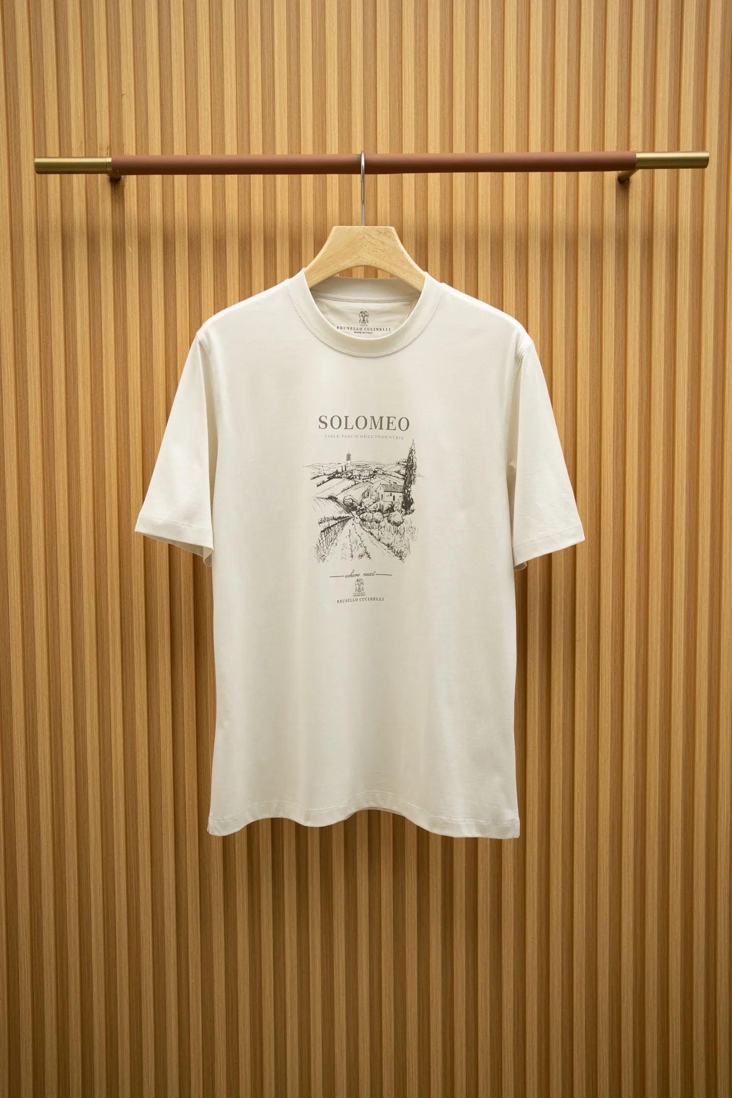 BRUNELLO CUCINELLI Мужская футболка хлопок BRUNELLO CUCINELLI Мужская футболка хлопок