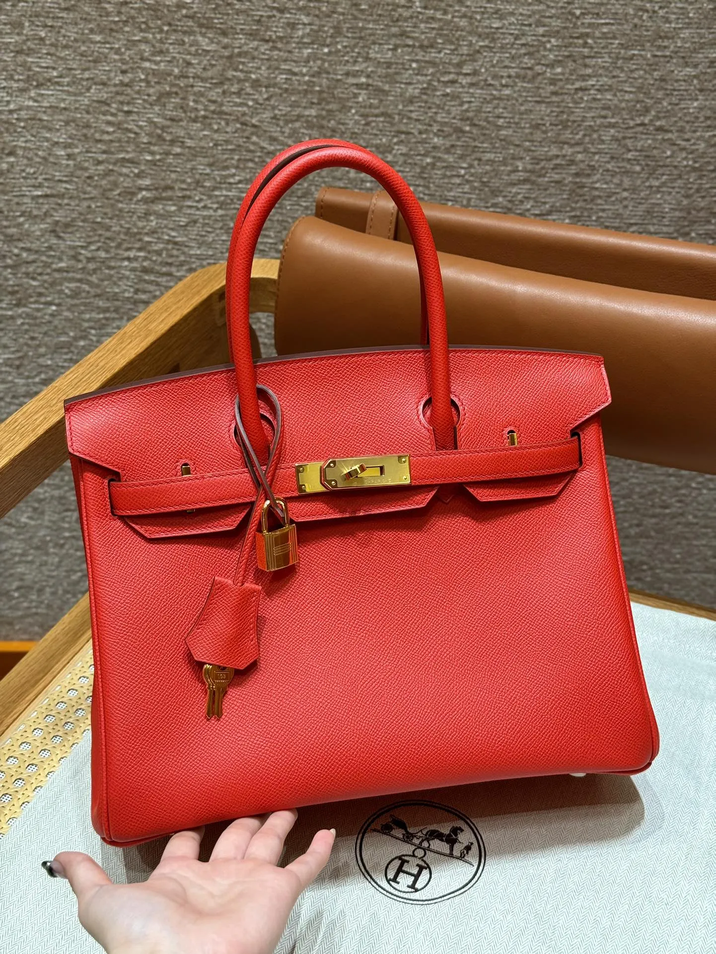 HERMES Женская сумка Birkin 30 см S3 Epsom HERMES Женская сумка Birkin 30 см S3 Epsom