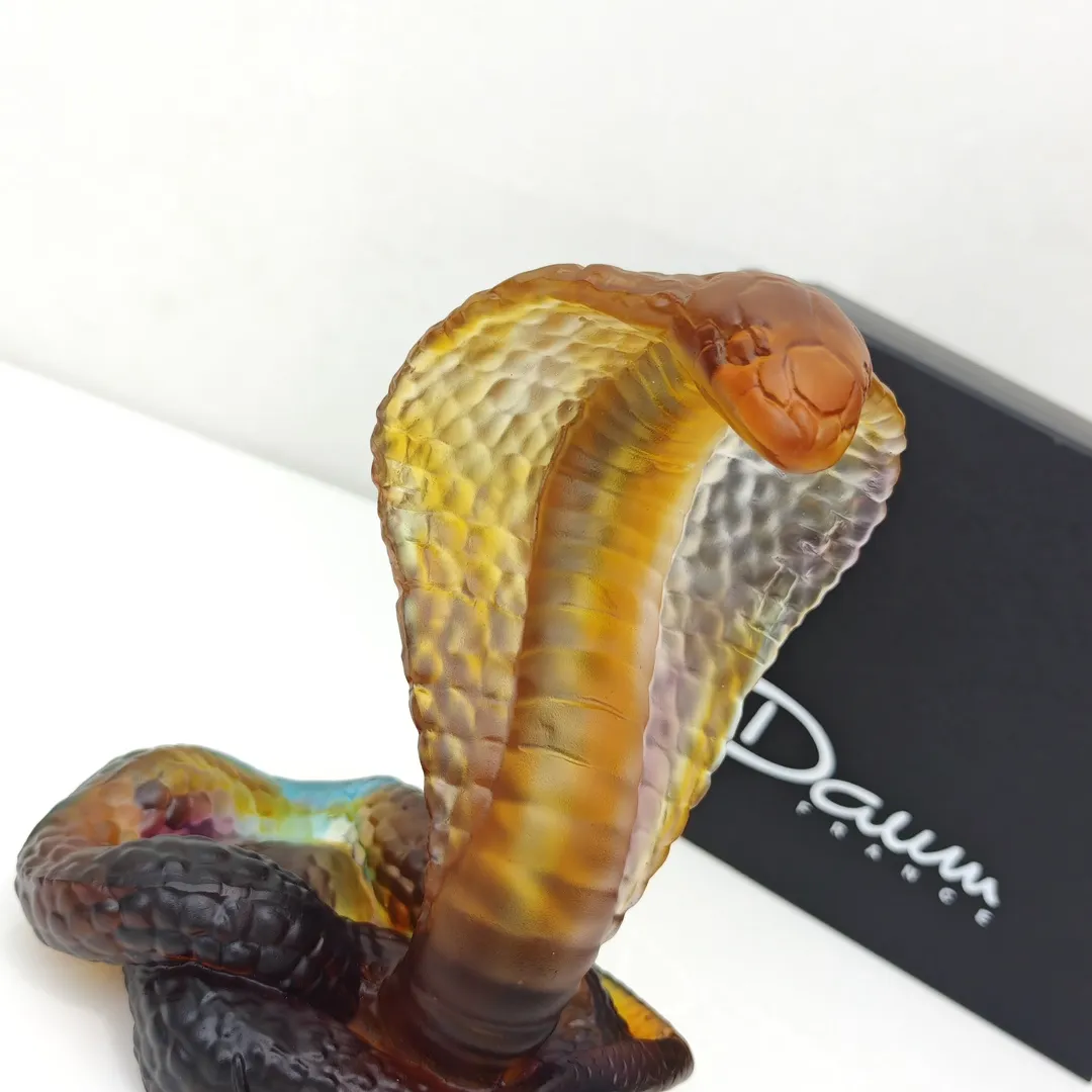 DAUM Хрустальный орнамент кобра