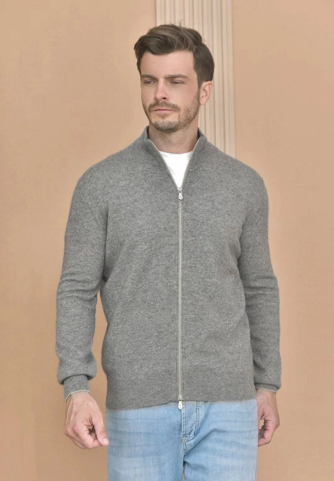 BRUNELLO CUCINELLI Мужской джемпер из кашемира BRUNELLO CUCINELLI Мужской джемпер из кашемира