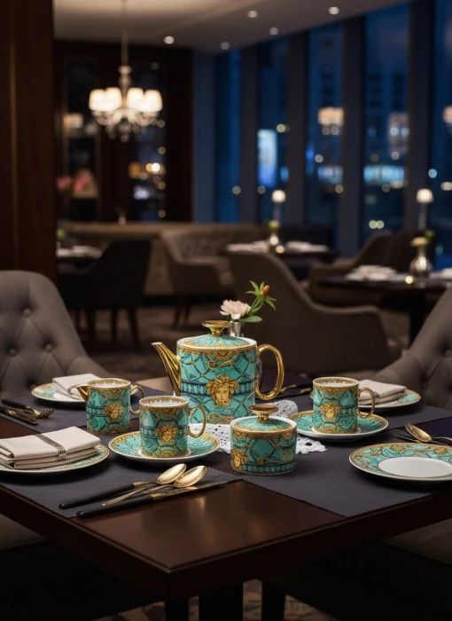 VERSACE Чайный сервиз на 6 персон