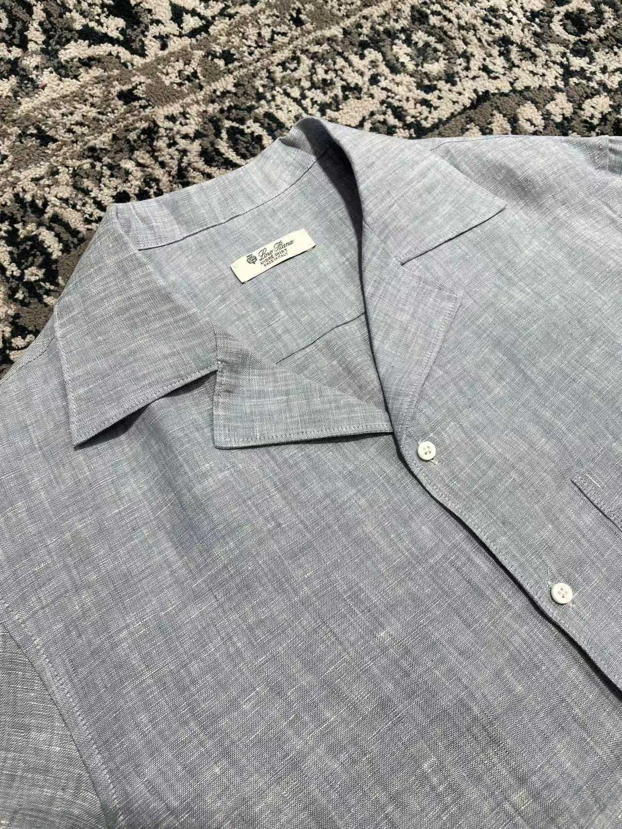 LORO PIANA Мужская рубашка лён LORO PIANA Мужская рубашка лён