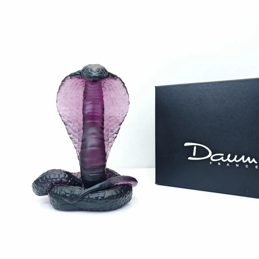 DAUM Хрустальный орнамент кобра