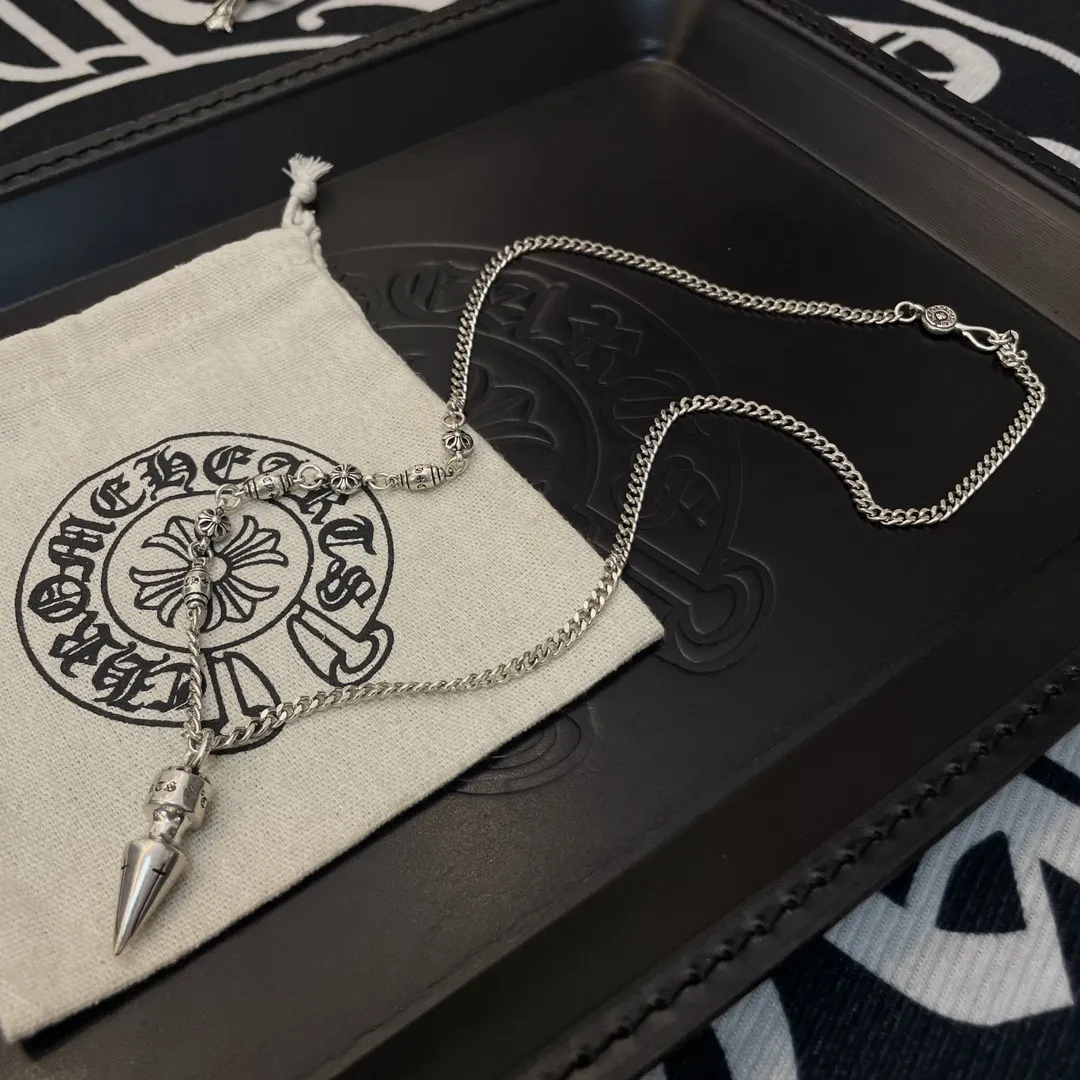 CHROME HEARTS Мужская цепь с кулон пулей CHROME HEARTS Мужская цепь с кулон пулей