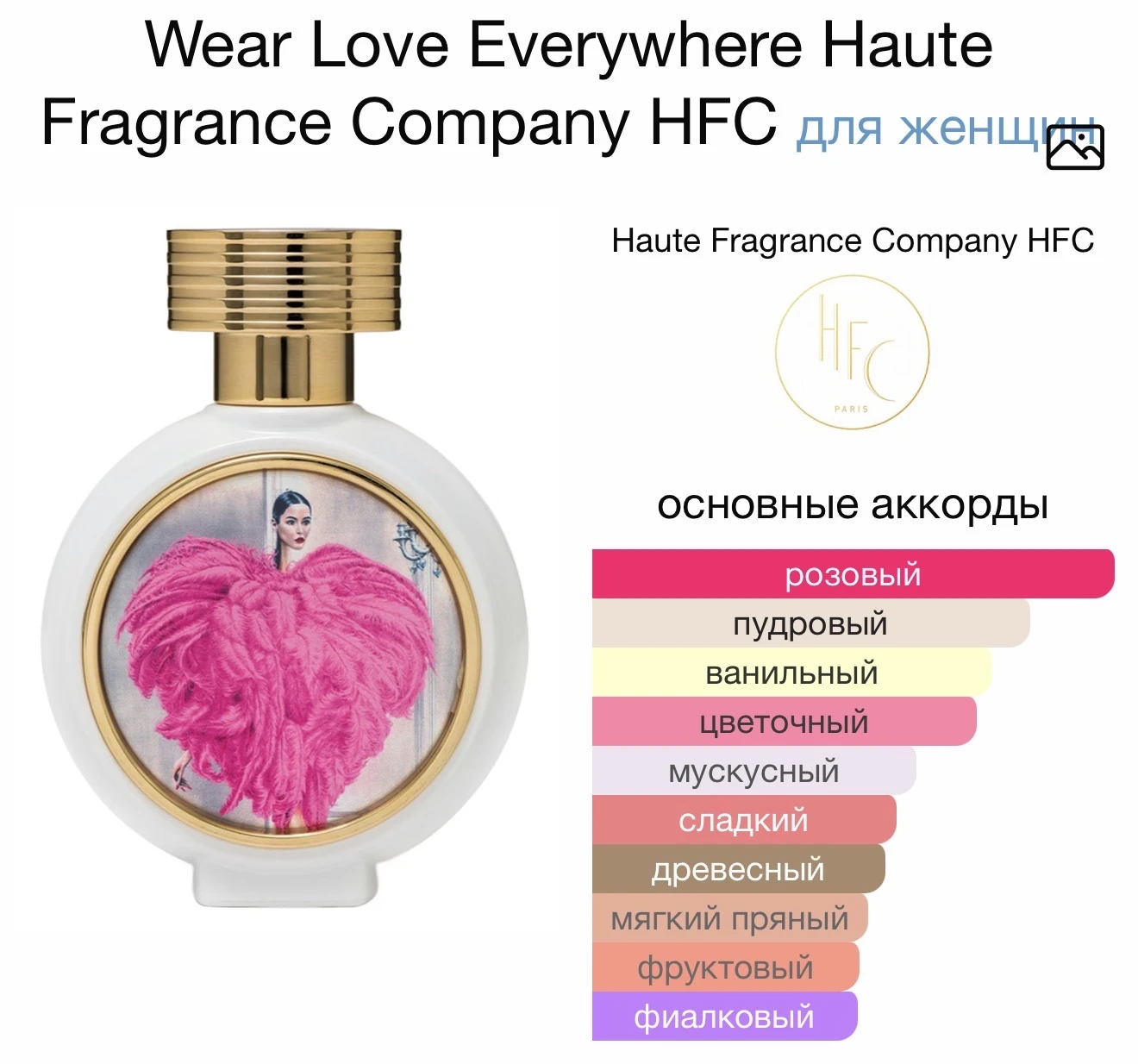 HFC Wear love everywhere аромат HFC Wear love everywhere аромат