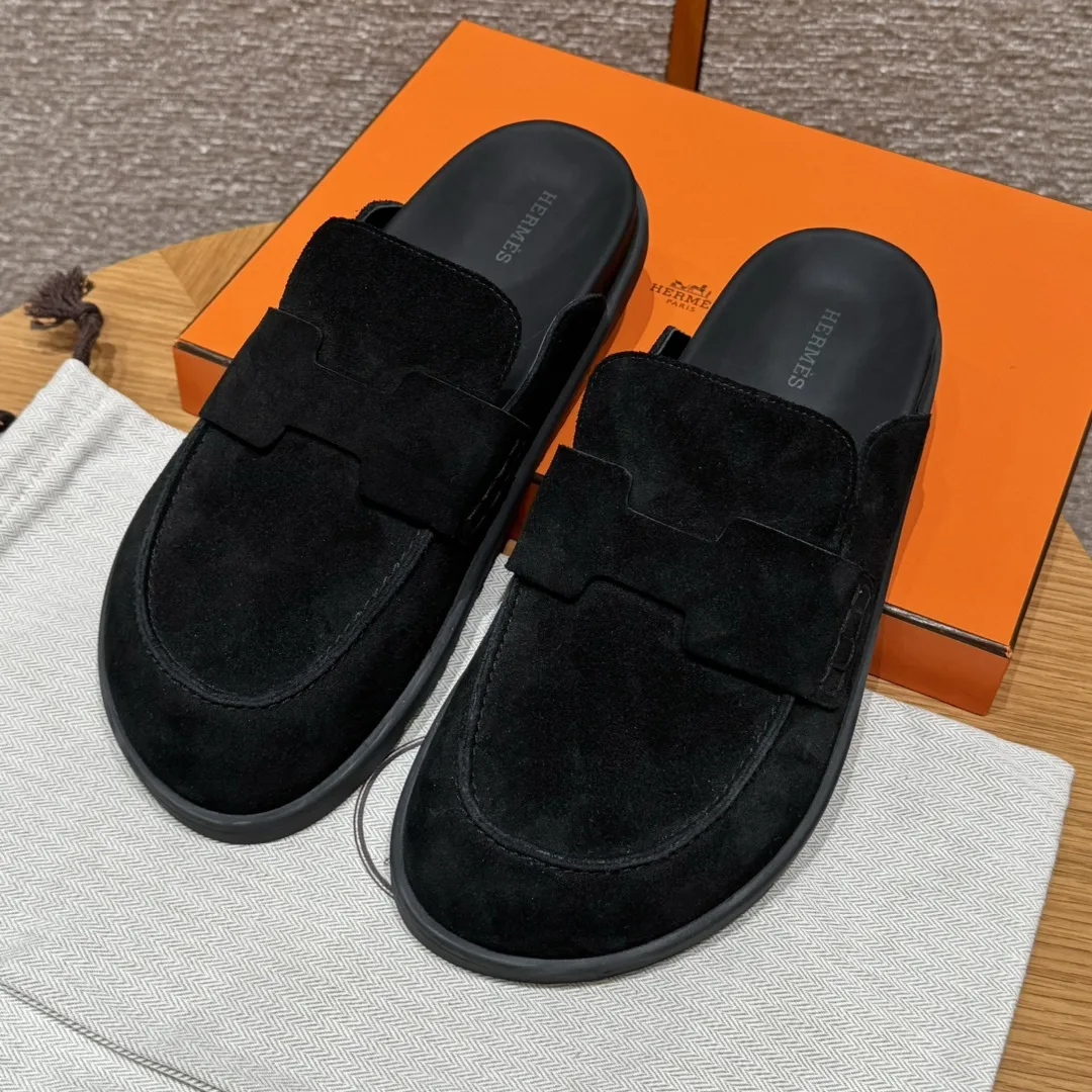 HERMES Мужские мюли Go