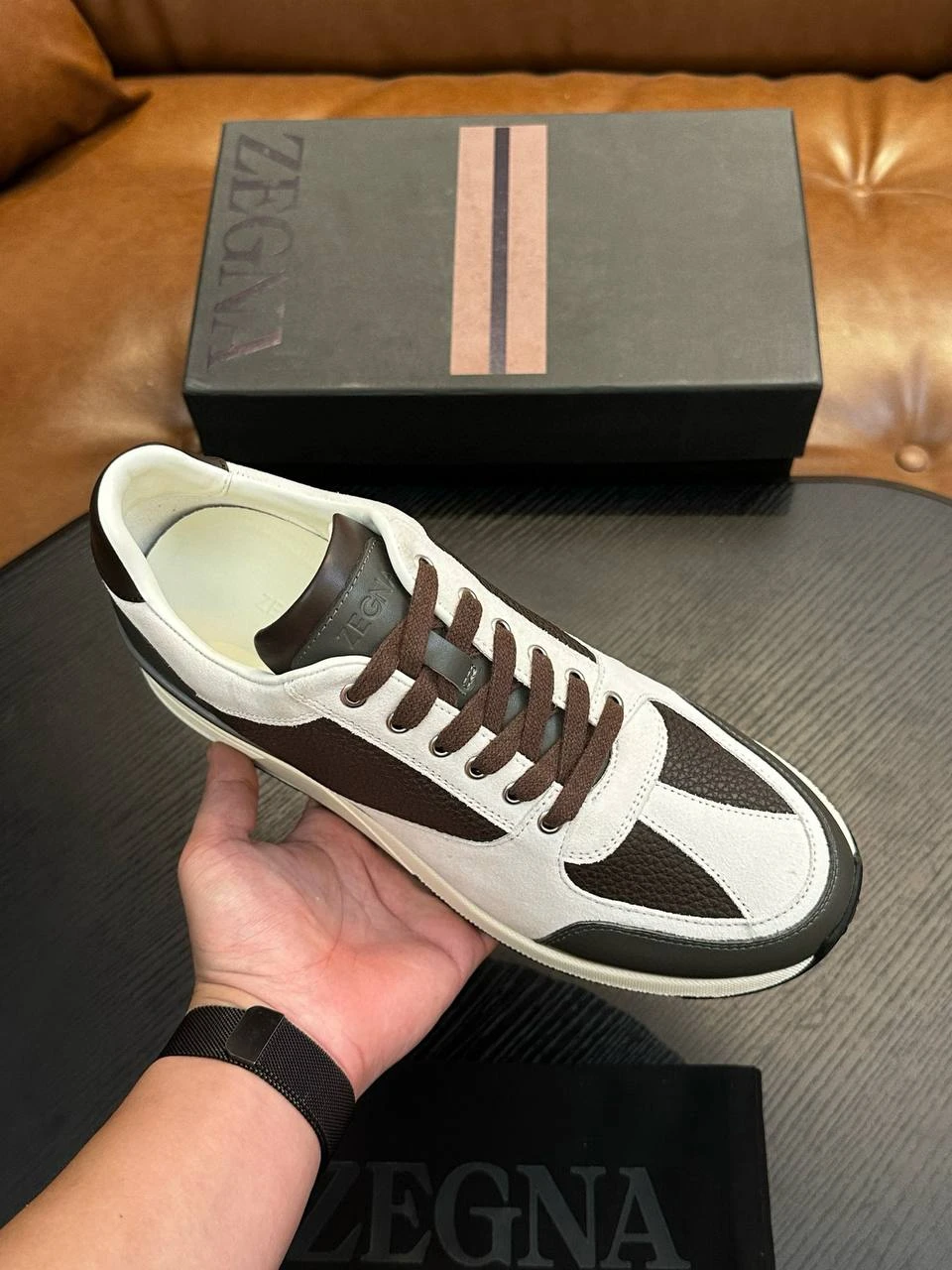 ERMENEGILDO ZEGNA Мужские кроссовки  ERMENEGILDO ZEGNA Мужские кроссовки