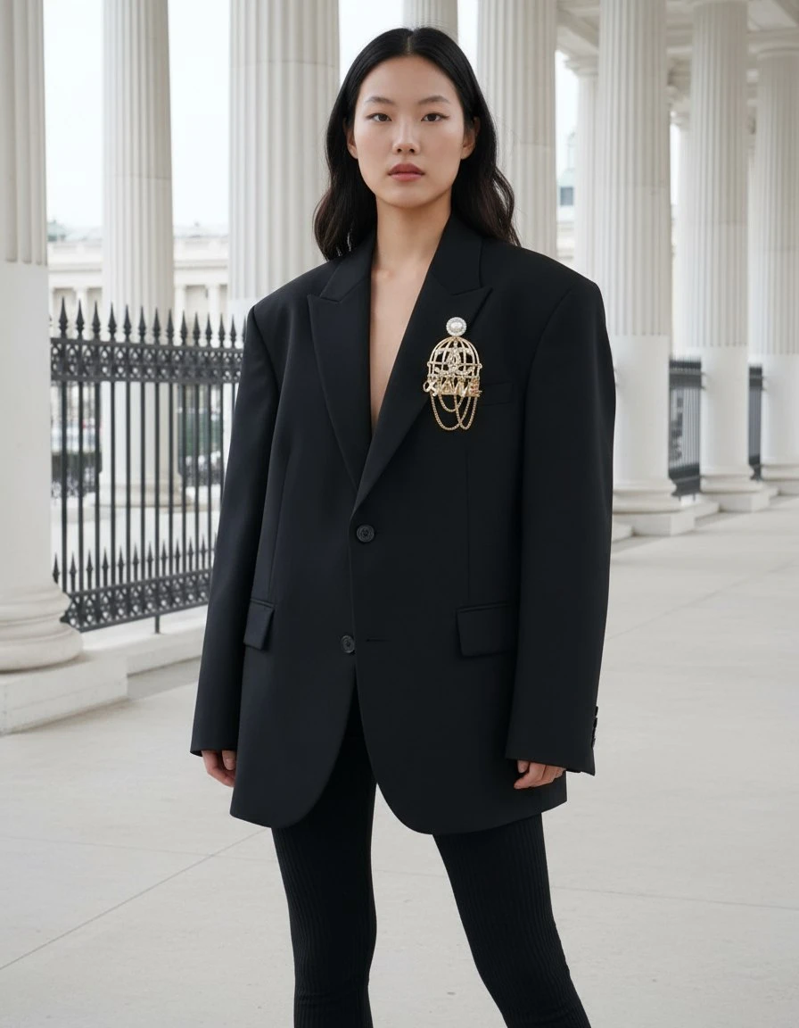 CHANEL Брошь подвесная люстра CHANEL Брошь подвесная люстра