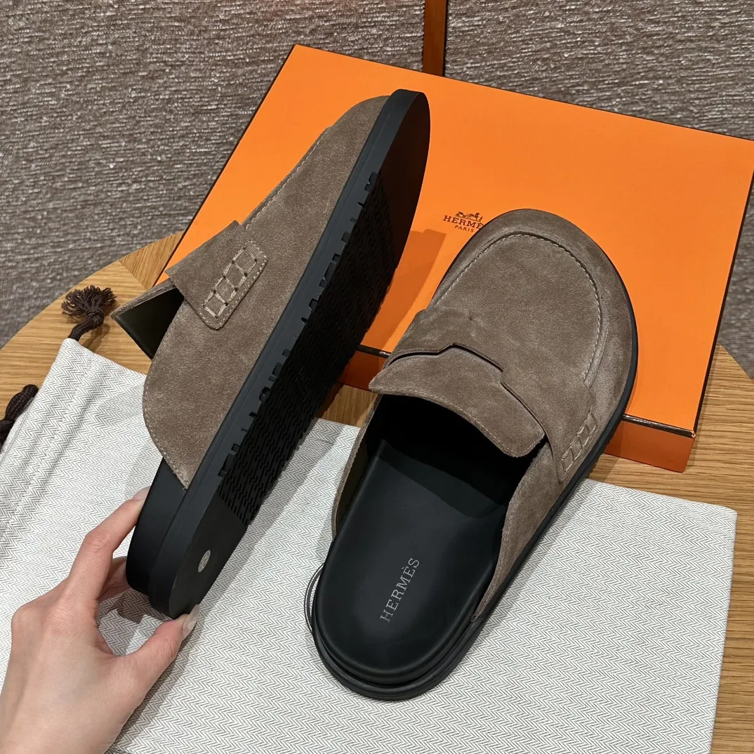 HERMES Мужские мюли Go