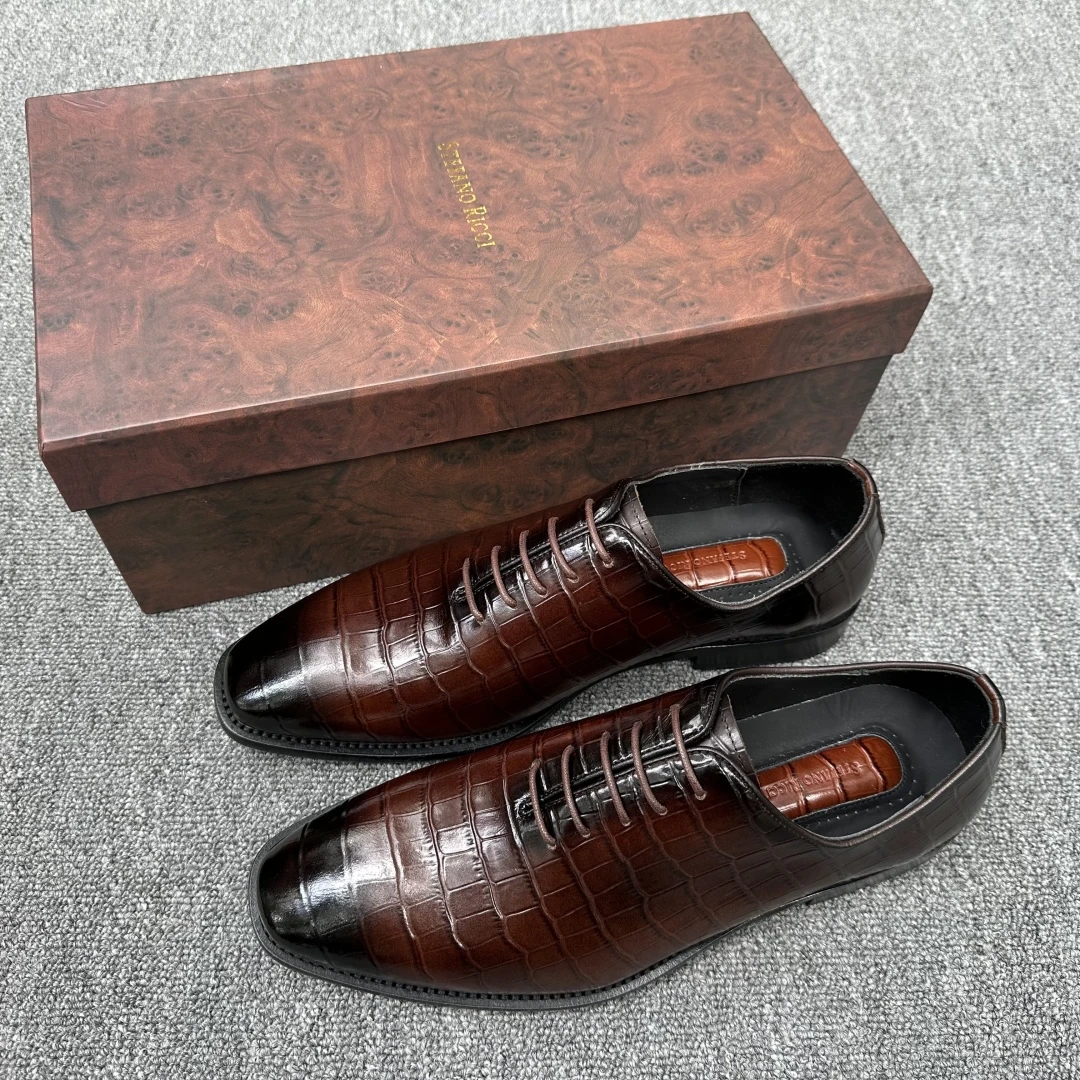 STEFANO RICCI Мужские туфли и телячьей кожи STEFANO RICCI Мужские туфли и телячьей кожи