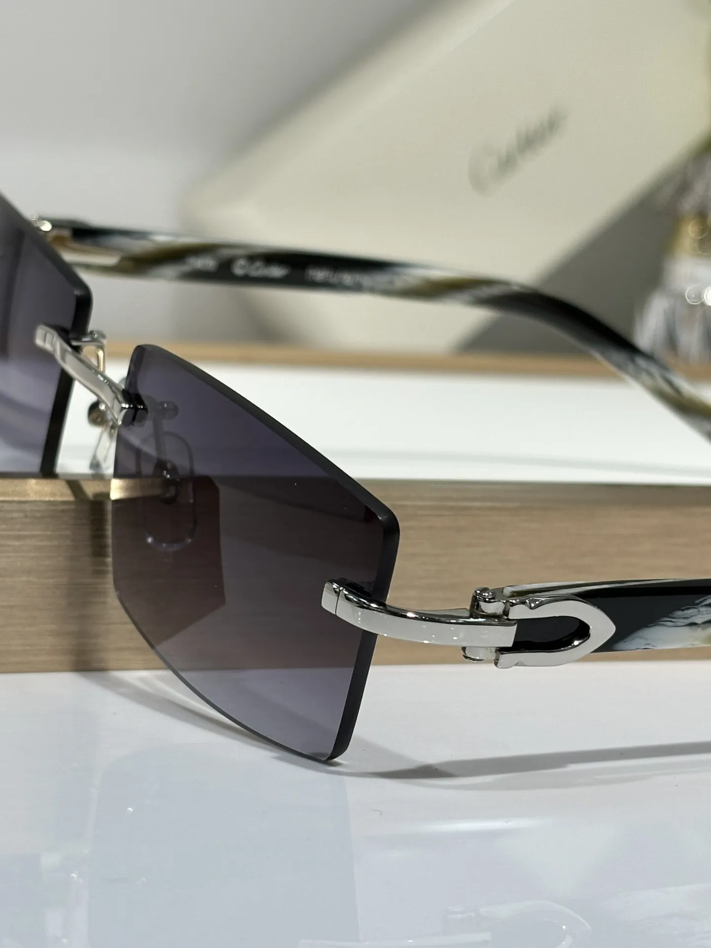 CARTIER Мужские очки титановые премиум CARTIER Мужские очки титановые премиум