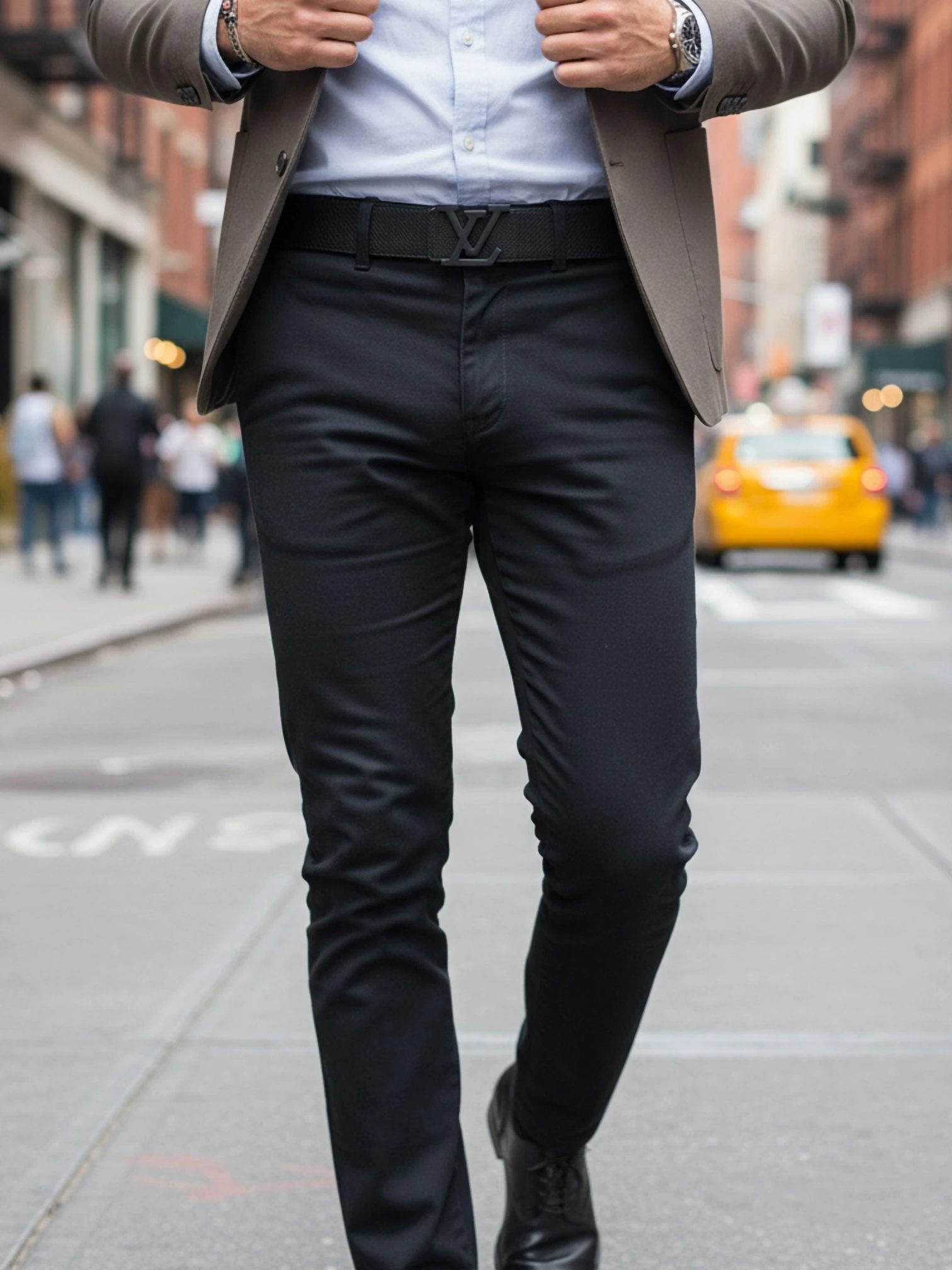 LOUIS VUITTON Мужской ремень 