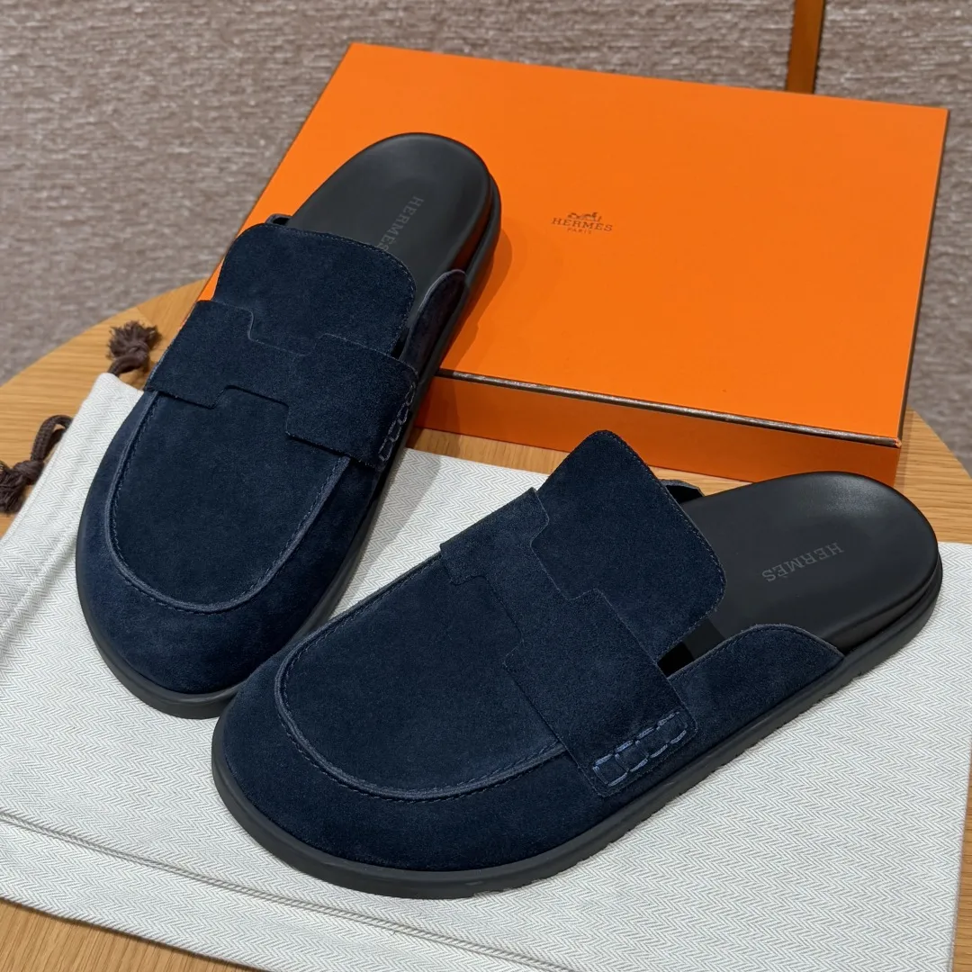 HERMES Мужские мюли Go