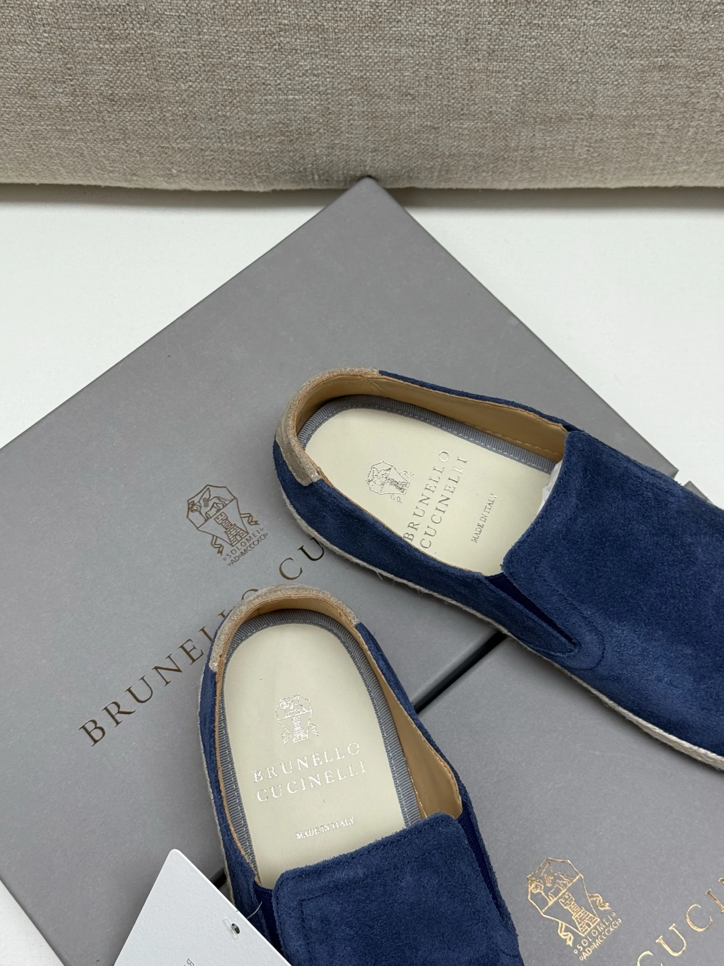 BRUNELLO CUCINELLI Мужские мокасины без шнуровки