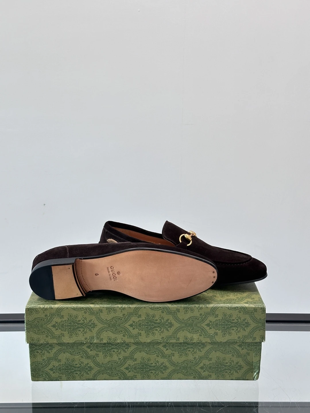 GUCCI Мужские лоферы воловья замша GUCCI Мужские лоферы воловья замша