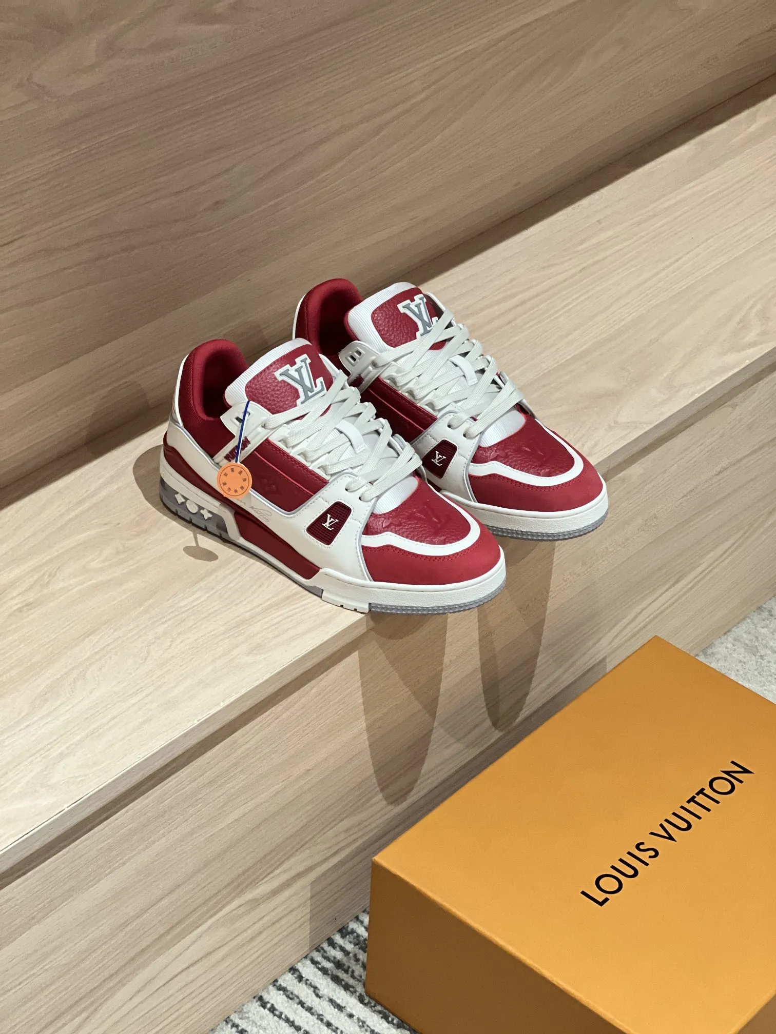 LOUIS VUITTON Кроссовки LV Trainer в стиле винтажной обуви для игры в баскетбол