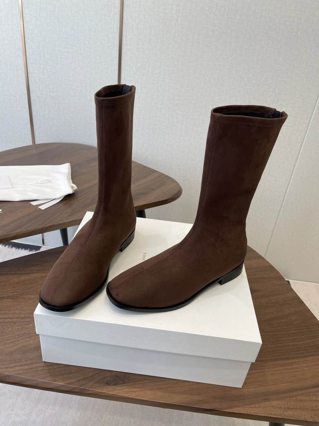 THE ROW Женские ботинки из овчины THE ROW Женские ботинки из овчины