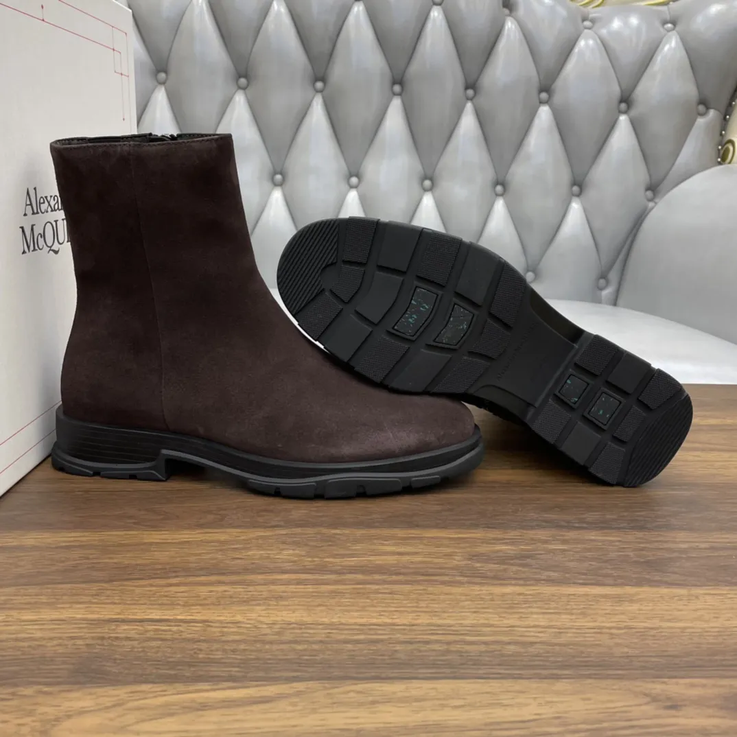 ALEXANDER MCQUEEN Мужские ботинки из воловьей кожи