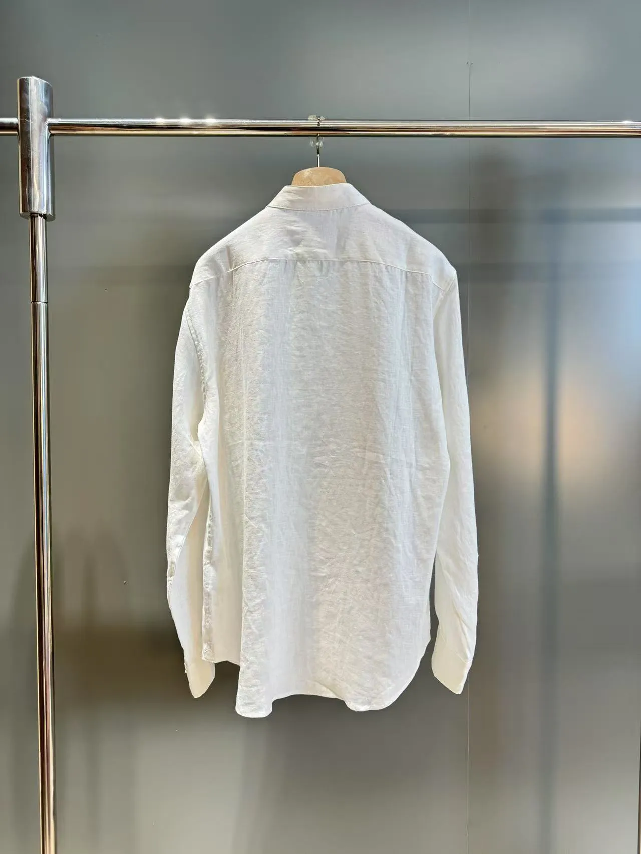 LORO PIANA Мужская рубашка из льна