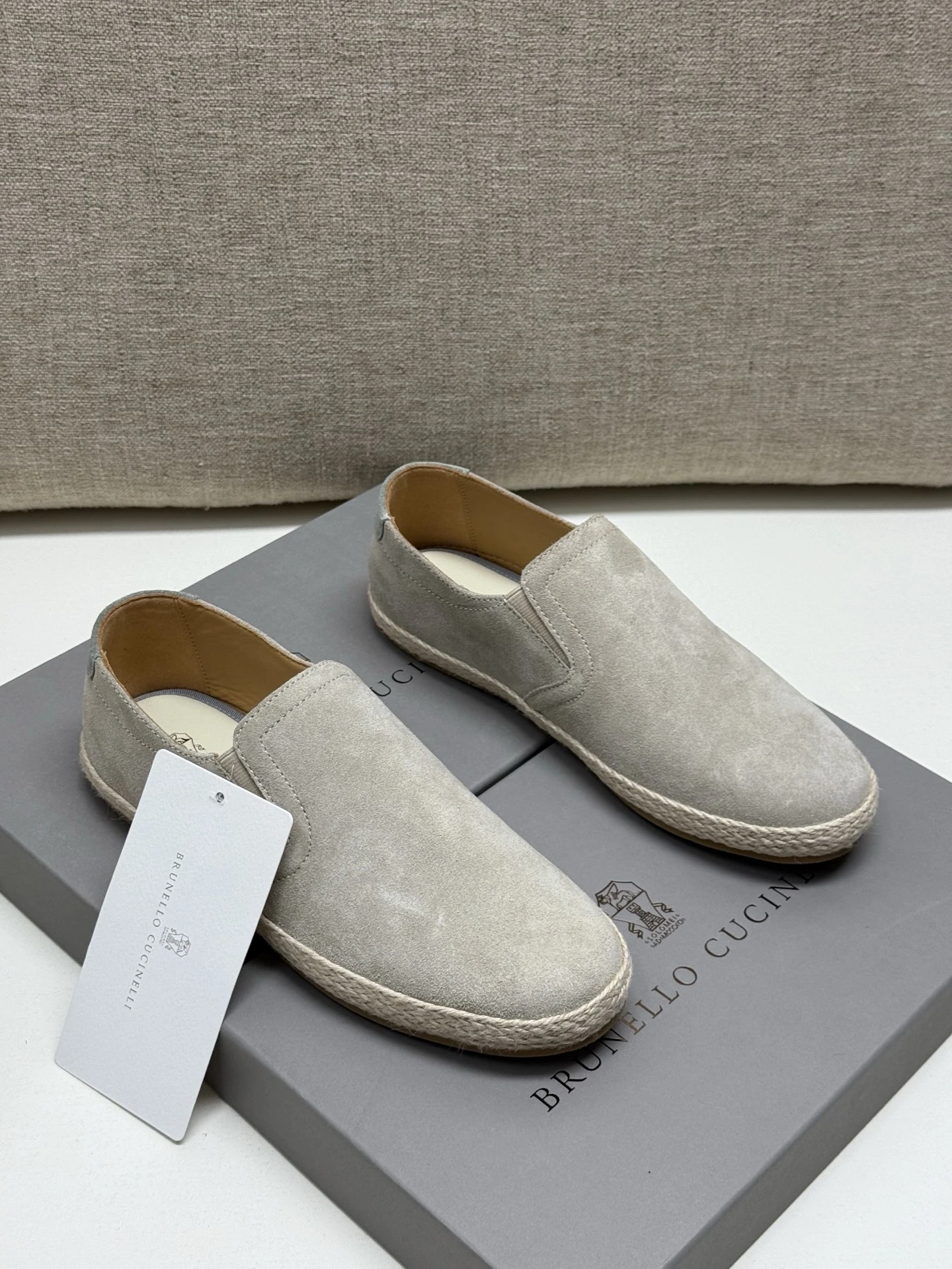 BRUNELLO CUCINELLI Мужские мокасины без шнуровки