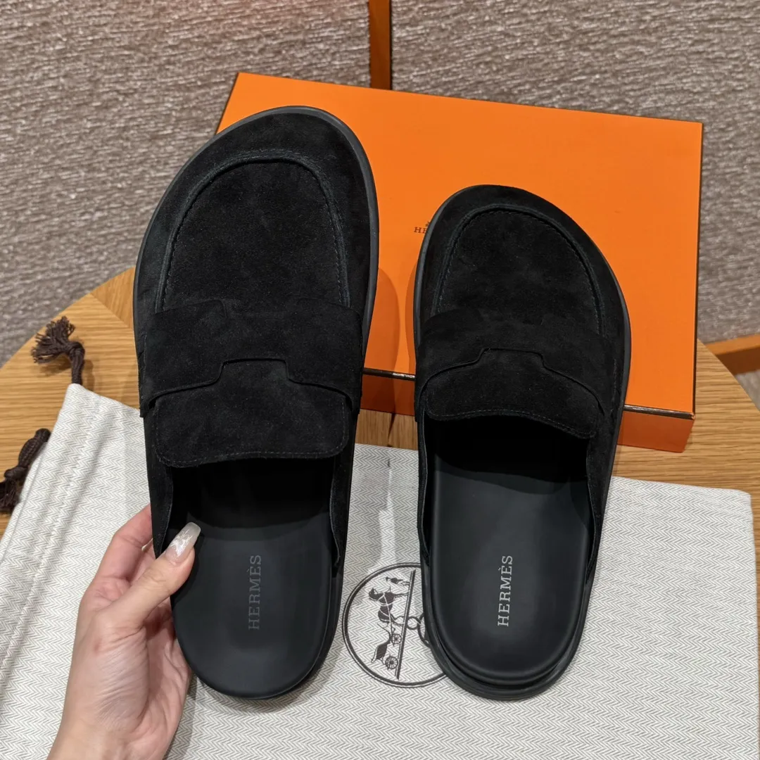 HERMES Мужские мюли Go