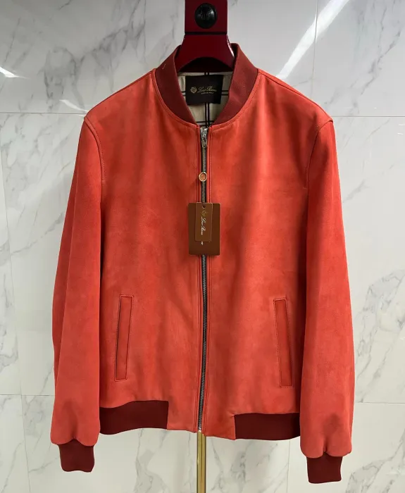 LORO PIANA Мужской бомбер из замши