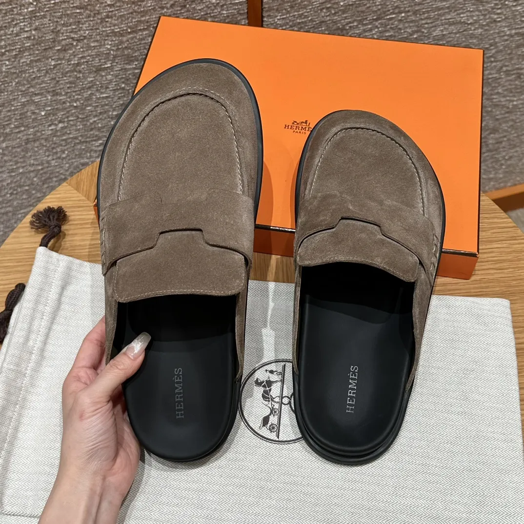 HERMES Мужские мюли Go