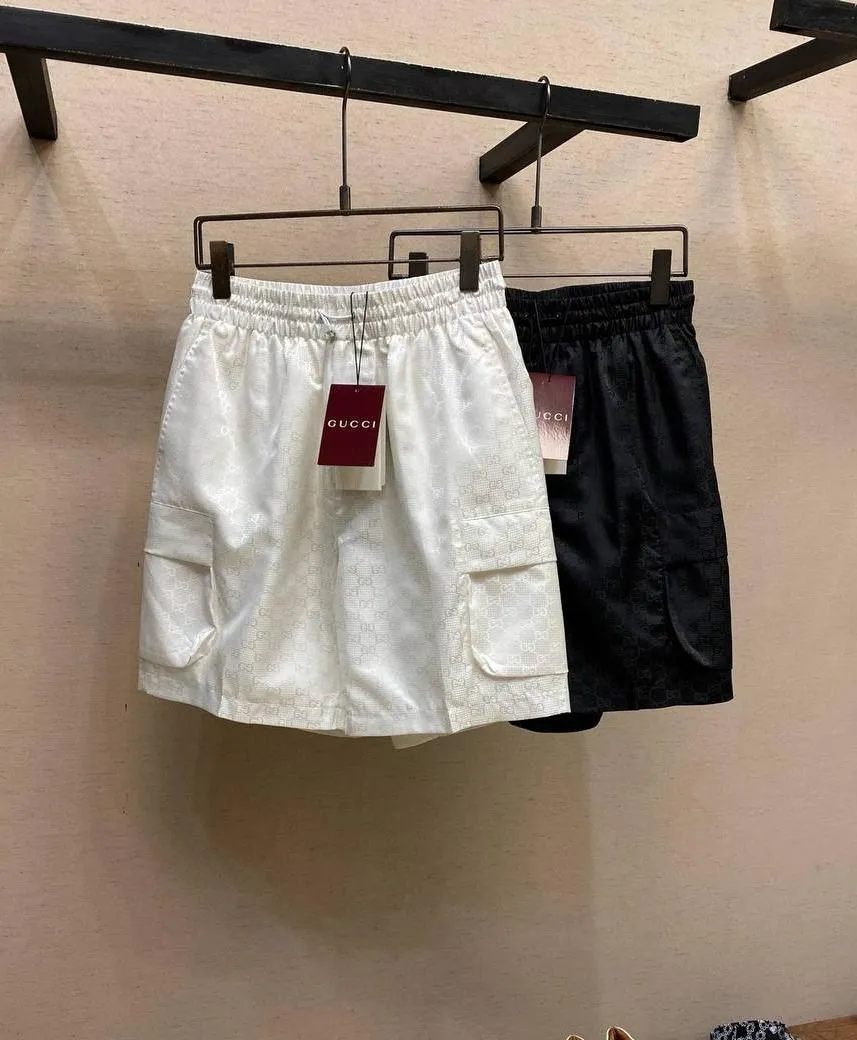 GUCCI Мужские шорты хлопок в клеточку