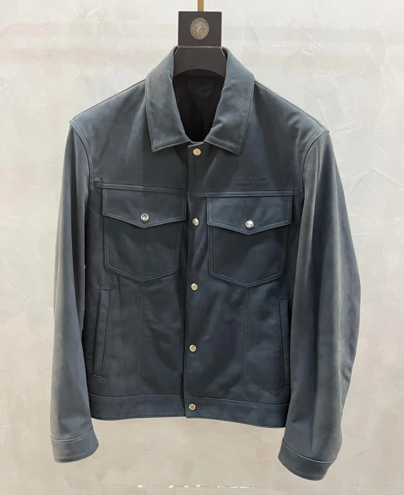 CHRISTIAN DIOR Мужская кожаная куртка