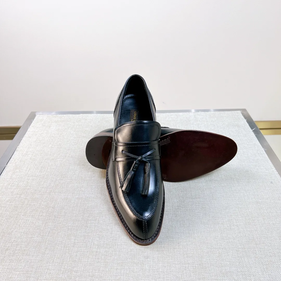 LOUIS VUITTON Мужские лоферы коровья кожа LOUIS VUITTON Мужские лоферы коровья кожа