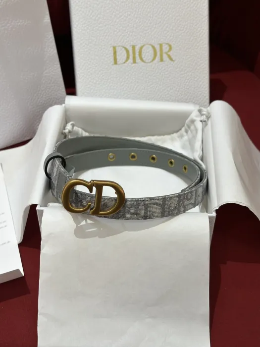 CHRISTIAN DIOR Женский ремень c жаккардовым узором Dior Oblique