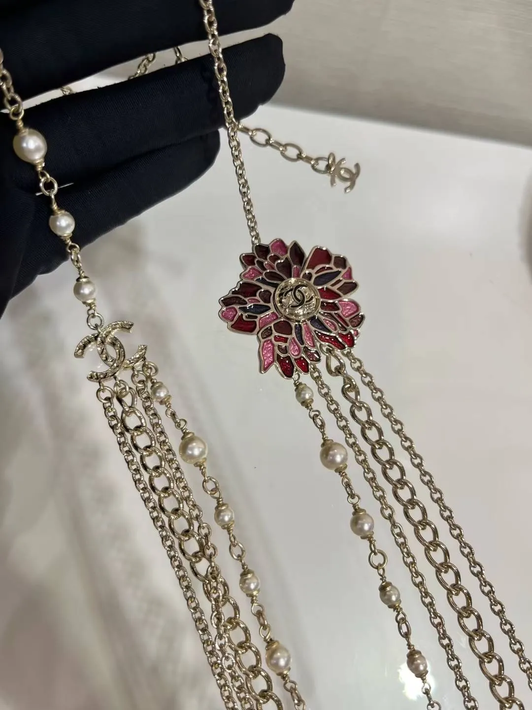 CHANEL Женское колье 25A в ретро стиле