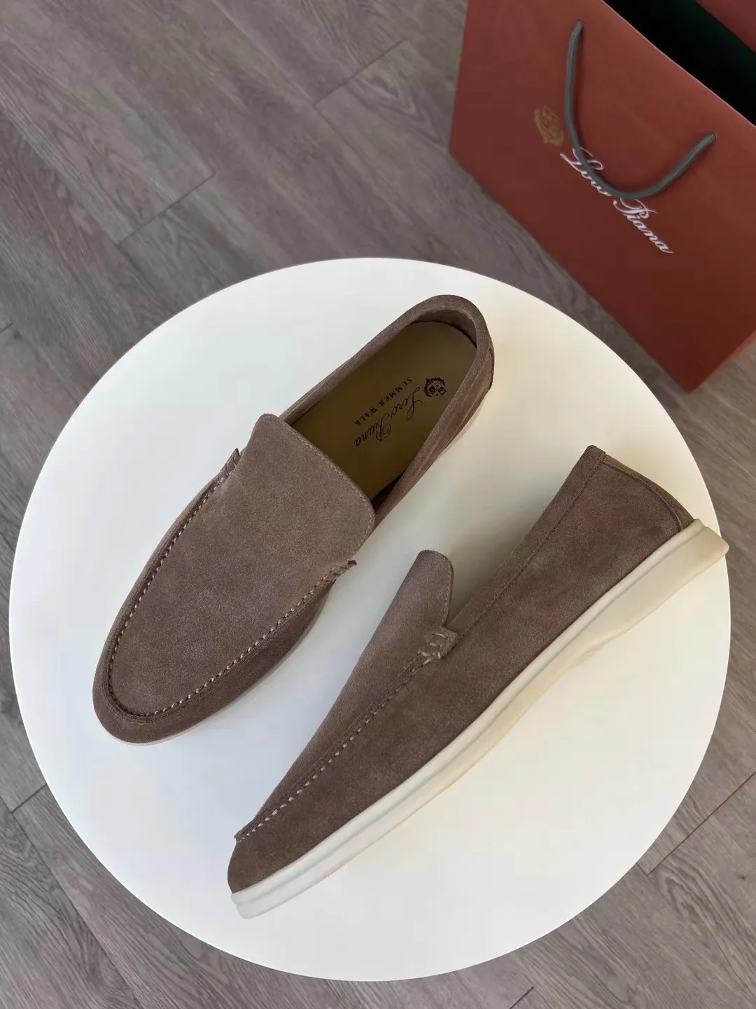 LORO PIANA Мужские лоферы Summer Walk из замши LORO PIANA Мужские лоферы Summer Walk из замши
