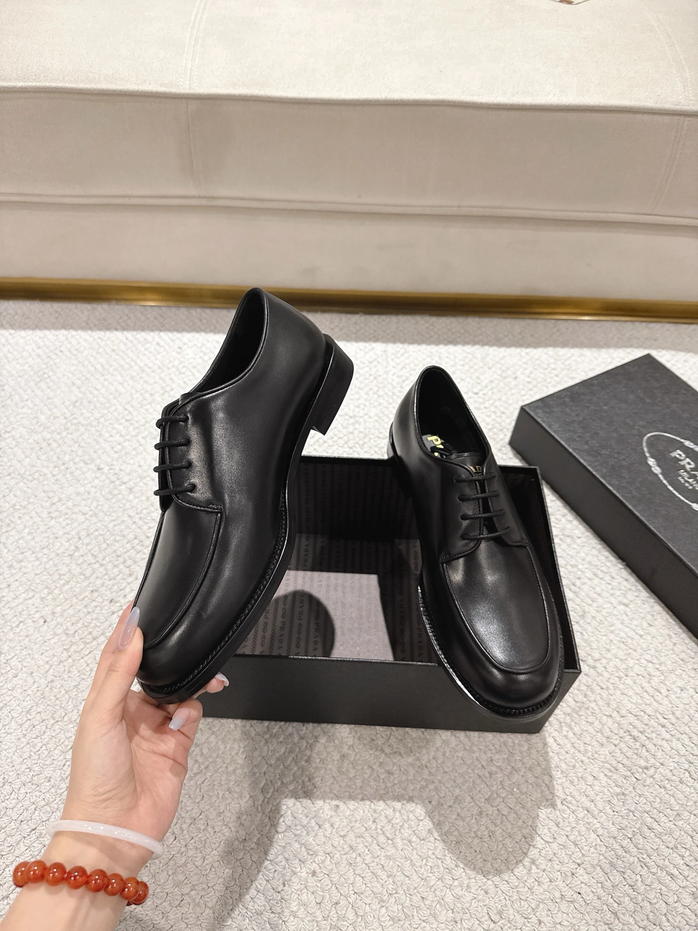 PRADA Мужские туфли-дерби