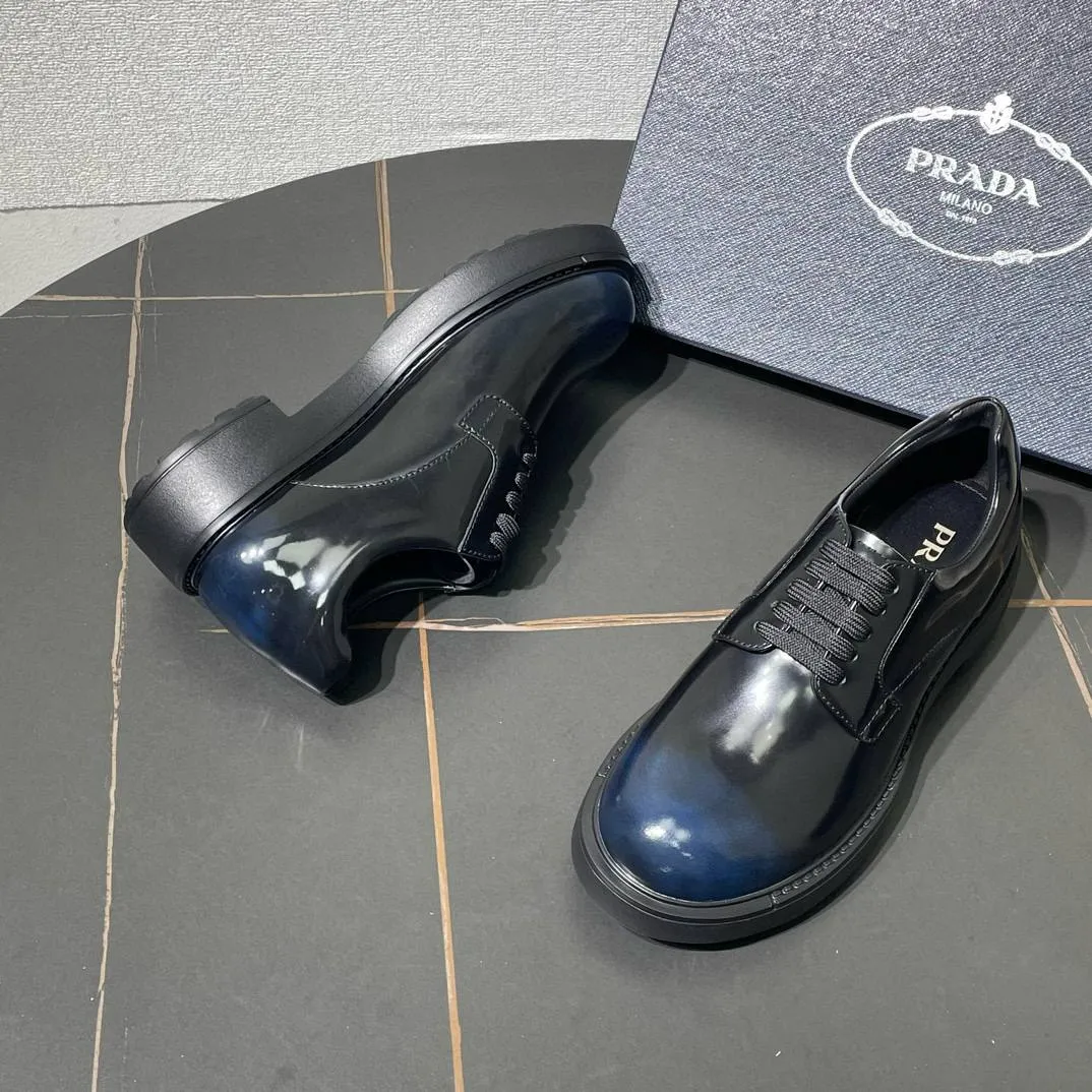 PRADA Мужские туфли-дерби PRADA Мужские туфли-дерби