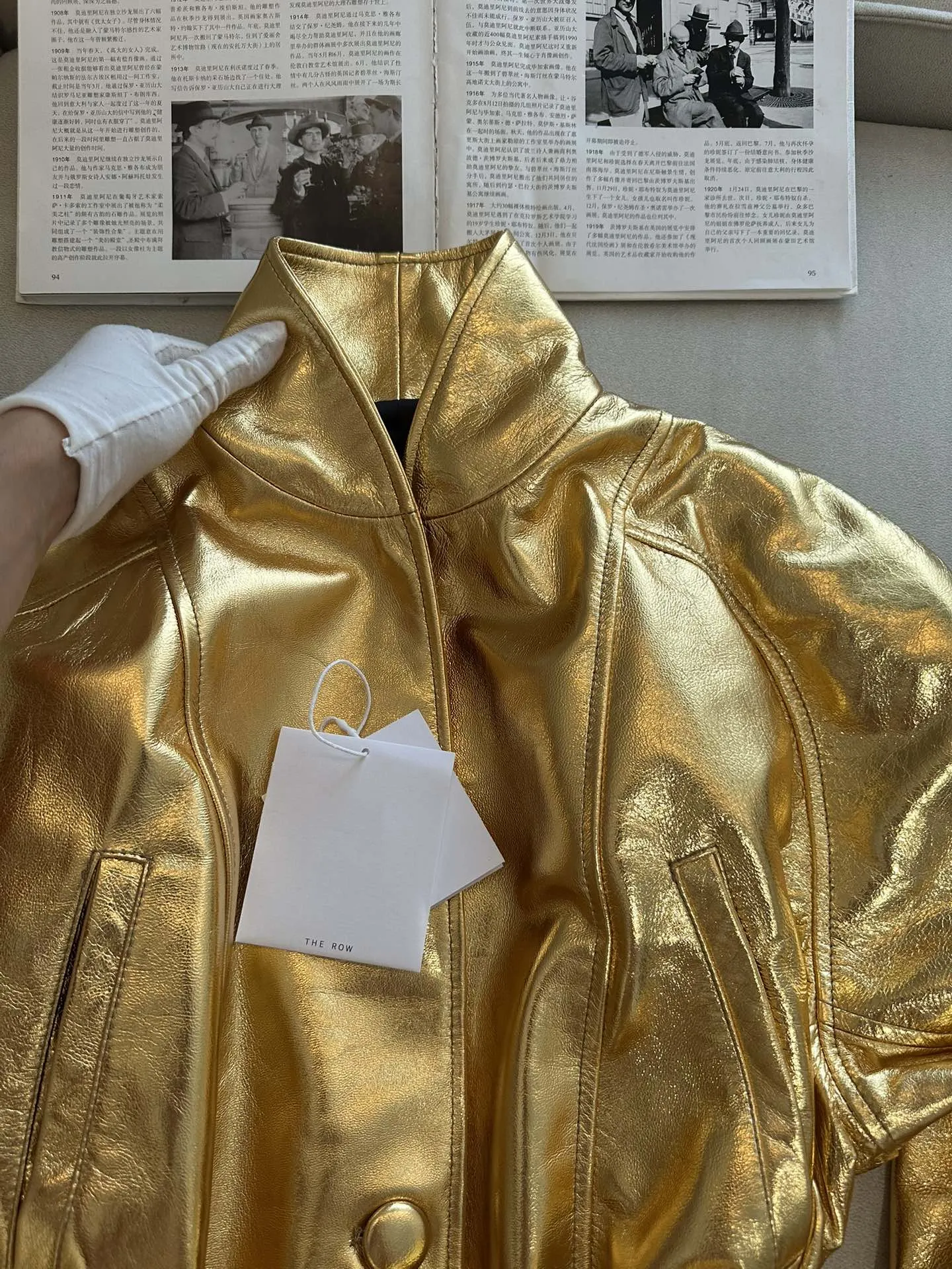 THE ROW Женская кожаная куртка THE ROW Женская кожаная куртка