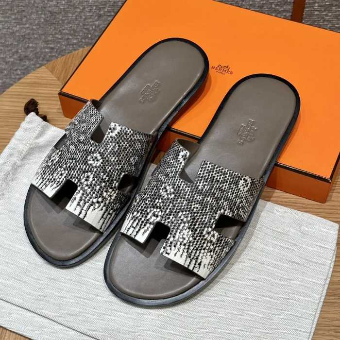 HERMES Мужские сандалии Izmir Lizard